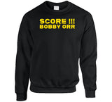 Score Bobby Orr Fred Cusick Call Boston Hockey Fan T Shirt