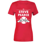 Steve Pearce We Trust Boston Baseball Fan T Shirt