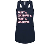 Party And Duck Boats New England Football Fan T Shirt