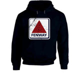 Fenway Sign Distressed Boston Baseball Fan T Shirt