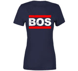 Boston Baseball Fan BOS Parody T Shirt