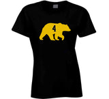 Bobby Orr Bear Silhouette Boston Hockey Fan T Shirt