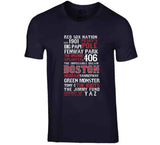 The Legend Of Boston Banner Boston Baseball Fan V2 T Shirt