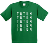 Jayson Tatum X5 Boston Basketball Fan T Shirt