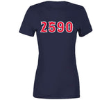 Roger Clemens 2590 Strikeouts Hall of Fame Boston Baseball Fan T Shirt