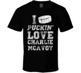 Charlie McAvoy I Love Boston Hockey Fan T Shirt