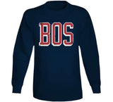 Boston Vintage BOS Boston Baseball Fan T Shirt