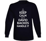 David Backes Keep Calm Boston Hockey Fan T Shirt