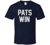 Pats Win New England Football T Shirt
