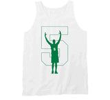 Kevin Garnett Number 5 Retirement Boston Basketball Fan  T Shirt