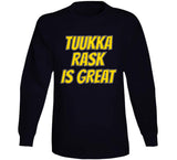 Tuukka Rask Is Great Boston Hockey Fan T Shirt