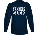 Yankees Suck Boston Baseball Fan T Shirt