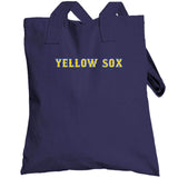 Yellow Sox Boston Baseball Fan  T Shirt