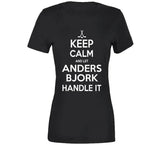 Anders Bjork Keep Calm Boston Hockey Fan T Shirt
