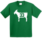 Larry Legend Bird Goat 33 Distressed Boston Basketball T Shirt
