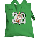 Larry Bird 33 The Goat Boston Basketball Fan T Shirt