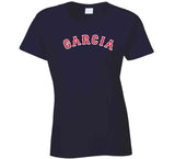 Boston Faithful Garcia Baseball Fan Navy T Shirt