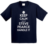 Steve Pearce Keep Calm Boston Baseball Fan T Shirt