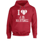 JD Martinez I Heart Boston Baseball Fan T Shirt
