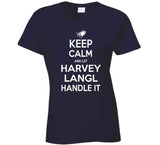 Harvey Langl Keep Calm New England Football Fan T Shirt