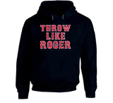Roger Clemens Throw Like Roger Hall of Fame Boston Baseball Fan T Shirt