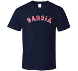 Boston Faithful Garcia Baseball Fan Navy T Shirt