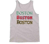 Boston Home Team Distressed Sports T Shirt
