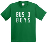 The Bus 1 Boys Bench Squad Boston Basketball Fan T Shirt