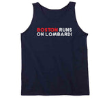 Boston Runs On Lombardi City Of Champions Football Fan T Shirt