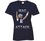 Mac Attack Mac 10 Mac Jones New England Football Fan T Shirt