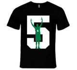 Kevin Garnett Number 5 Retirement Boston Basketball Fan v3 T Shirt