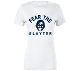 Fear The Slayter Matthew Slayter England Football Fan Distressed T Shirt