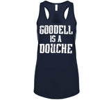 Funny Goddell Is A Douche Commissioner New England Football T Shirt