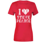 Steve Pearce I Heart Boston Baseball Fan T Shirt