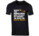 David Krejci Boogeyman Boston Hockey Fan T Shirt