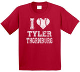 Tyler Thornburg I Heart Boston Baseball Fan T Shirt