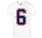 6 Titles New England Football Fan v3 T Shirt