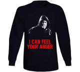 I Can Feel Your Anger Star Wars Parody Bill Belichick Emperor New England Football Fan T Shirt
