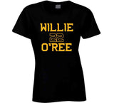 Willie O'ree 22 Pioneer Boston Hockey Fan T Shirt