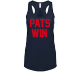 Pats Win New England Football Fan T Shirt