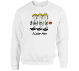 Retro Boston Basketball 3 Letter Man MVP Larry Bird Basketball Fan Boston T Shirt