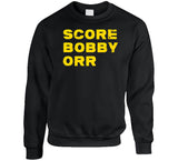 Score Bobby Orr Fred Cusick Call Boston Hockey Fan v2 T Shirt