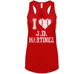 JD Martinez I Heart Boston Baseball Fan T Shirt