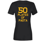 David Pastrnak 50 Plates Of Pasta Boston Hockey Fan T Shirt