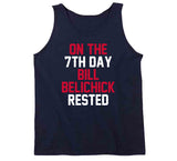 Bill Belichick 7th Day Rest New England Football Fan T Shirt