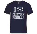 Cristian Penilla I Heart New England Soccer T Shirt