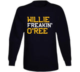Willie O'ree Freakin Pioneer Boston Hockey Fan T Shirt