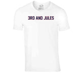 3rd and Jules Julian Edelman MVP New England Football Fan T Shirt