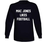 Mac Jones Likes Football New England Football Fan T Shirt
