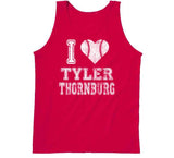 Tyler Thornburg I Heart Boston Baseball Fan T Shirt